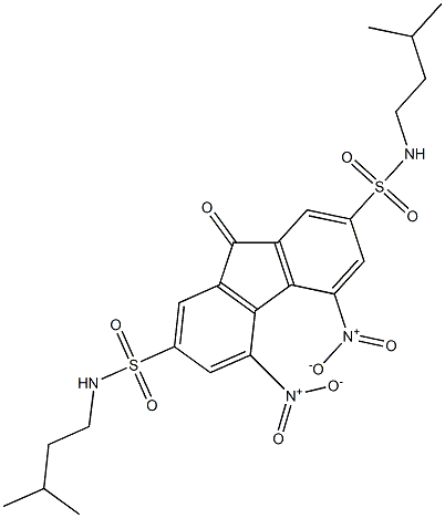 N2,N7-diisopentyl-4,5-dinitro-9-oxo-9H-2,7-fluorenedisulfonamide