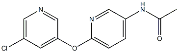 N1-{6-[(5-chloro-3-pyridyl)oxy]-3-pyridyl}acetamide Structure