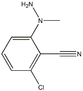 N-(3-Chloro-2-cyanophenyl)-N-methylhydrazine Structure