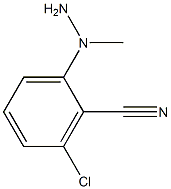 N-(3-Chloro-2-cyanophenyl)-N-methylhydrazine,,结构式