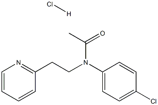 N1-(4-chlorophenyl)-N1-[2-(2-pyridyl)ethyl]acetamide hydrochloride