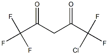 1-chloro-1,1,5,5,5-pentafluoropentane-2,4-dione Struktur