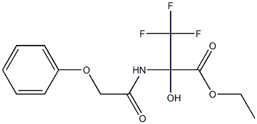 ethyl 3,3,3-trifluoro-2-hydroxy-2-[(2-phenoxyacetyl)amino]propanoate