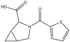 3-(2-thienylcarbonyl)-3-azabicyclo[3.1.0]hexane-2-carboxylic acid Structure