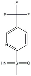 S-Methyl-S-[5-(trifluoromethyl)pyrid-2-yl]sulphoximine Structure