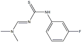 N-[(dimethylamino)methylidene]-N'-(3-fluorophenyl)thiourea Structure