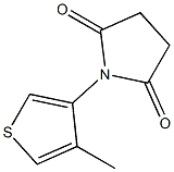 1-(4-methyl-3-thienyl)pyrrolidine-2,5-dione Structure