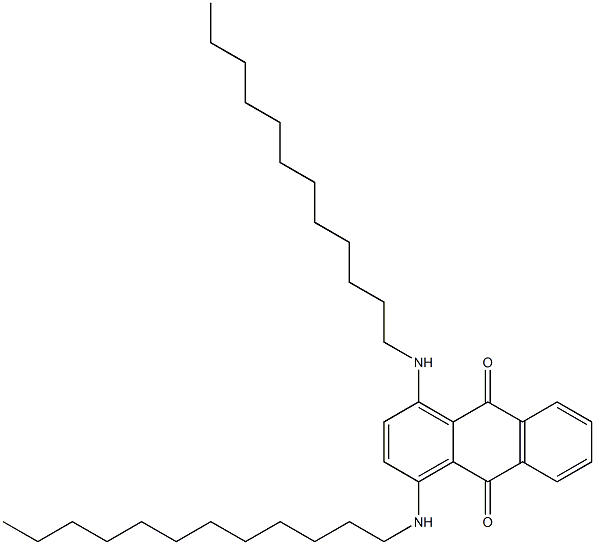 1,4-di(dodecylamino)-9,10-dihydroanthracene-9,10-dione Structure