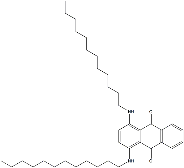 1,4-di(dodecylamino)-9,10-dihydroanthracene-9,10-dione 结构式