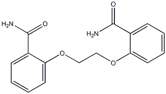 2-{2-[2-(aminocarbonyl)phenoxy]ethoxy}benzamide Structure