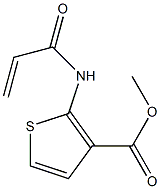 methyl 2-(acryloylamino)thiophene-3-carboxylate Struktur
