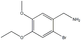 (2-bromo-4-ethoxy-5-methoxyphenyl)methanamine 化学構造式