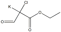 (2-chloro-1-ethoxy-1,3-dioxopropan-2-yl)potassium 结构式