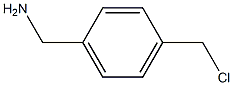 (4-(chloromethyl)phenyl)methanamine Structure