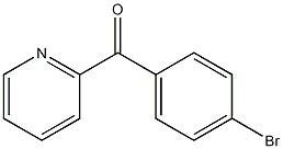 (4-bromophenyl)(pyridin-2-yl)methanone 化学構造式