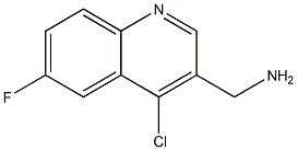 (4-chloro-6-fluoroquinolin-3-yl)methanamine