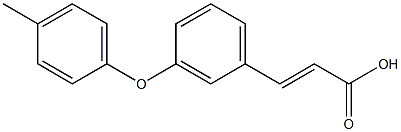 (E)-3-(3-(p-tolyloxy)phenyl)acrylic acid|