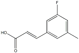 (E)-3-(3-fluoro-5-methylphenyl)acrylic acid