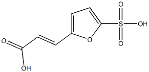 (E)-3-(5-sulfofuran-2-yl)acrylic acid,,结构式