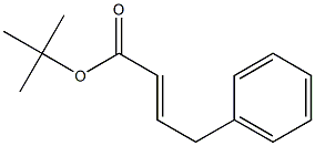 (E)-tert-butyl 4-phenylbut-2-enoate,,结构式