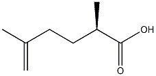 (R)-2,5-dimethylhex-5-enoic acid Struktur