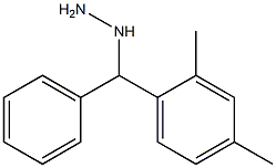 1-((2,4-dimethylphenyl)(phenyl)methyl)hydrazine Structure