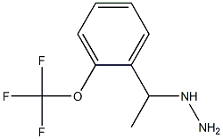 1-(1-(2-(trifluoromethoxy)phenyl)ethyl)hydrazine Structure