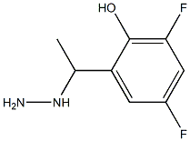 1-(1-(3,5-difluoro-2-hydroxyphenyl)ethyl)hydrazine 结构式