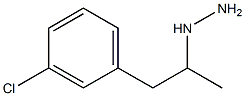 1-(1-(3-chlorophenyl)propan-2-yl)hydrazine Structure