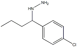 1-(1-(4-chlorophenyl)butyl)hydrazine Structure