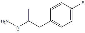 1-(1-(4-fluorophenyl)propan-2-yl)hydrazine Struktur