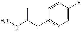 1-(1-(4-fluorophenyl)propan-2-yl)hydrazine 结构式