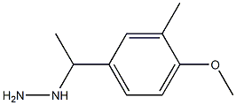 1-(1-(4-methoxy-3-methylphenyl)ethyl)hydrazine Structure