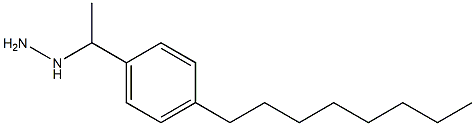 1-(1-(4-octylphenyl)ethyl)hydrazine Structure