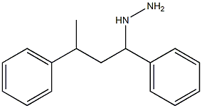 1-(1,3-diphenylbutyl)hydrazine 结构式