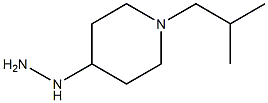 1-(1-isobutylpiperidin-4-yl)hydrazine Structure