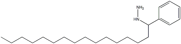 1-(1-phenylhexadecyl)hydrazine Struktur