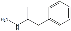 1-(1-phenylpropan-2-yl)hydrazine Struktur
