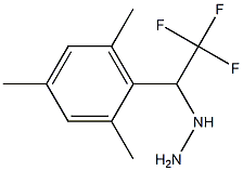 1-(2,2,2-trifluoro-1-mesitylethyl)hydrazine,,结构式