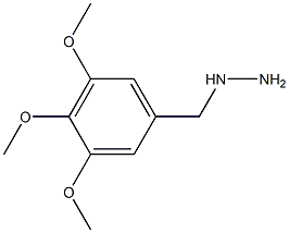 1-(3,4,5-trimethoxybenzyl)hydrazine Structure