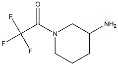 1-(3-aminopiperidin-1-yl)-2,2,2-trifluoroethanone Struktur