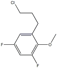 1-(3-chloropropyl)-3,5-difluoro-2-methoxybenzene