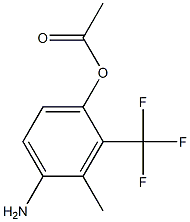 1-(4-Amino-3-methyl-2-trifluoromethyl-phenyl)-acetic acid,,结构式