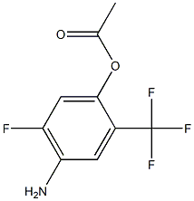 1-(4-Amino-5-fluoro-2-trifluoromethyl-phenyl)-acetic acid 结构式