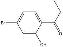 1-(4-bromo-2-hydroxyphenyl)propan-1-one,,结构式