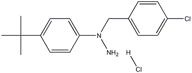 1-(4-tert-butylphenyl)-1-(4-chlorobenzyl)hydrazine hydrochloride