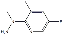 1-(5-fluoro-3-methylpyridin-2-yl)-1-methylhydrazine Structure