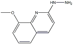 1-(8-methoxyquinolin-2-yl)hydrazine Structure