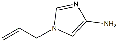 1-allyl-1H-imidazol-4-amine,,结构式