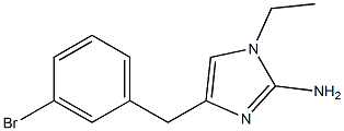 1-ethyl-4-(3-bromobenzyl)-1H-imidazol-2-amine Struktur